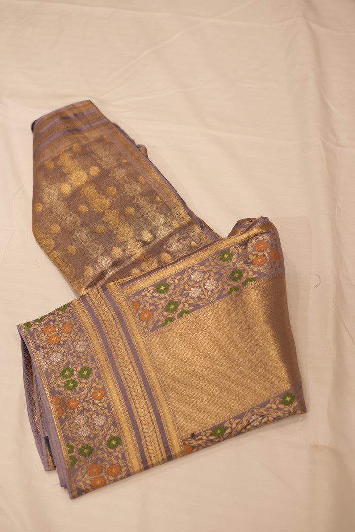 Tissue Zari Silk Pure Banarasi Saree