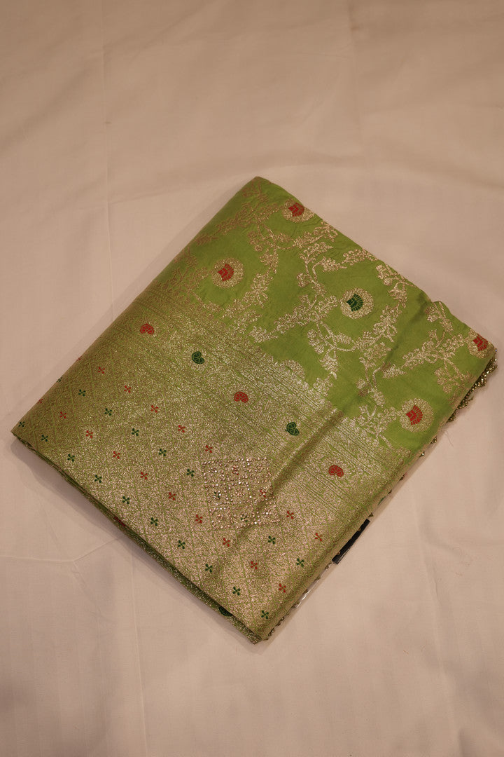 Meenakari Banarasi Silk Saree