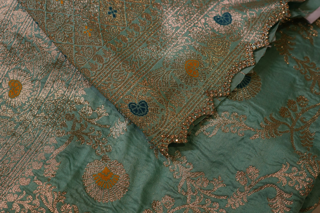 Meenakari Silk Banarasi Saree