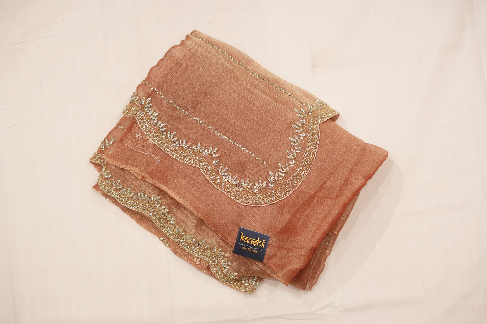 Pure Tissue Silk Saree with Hand Work