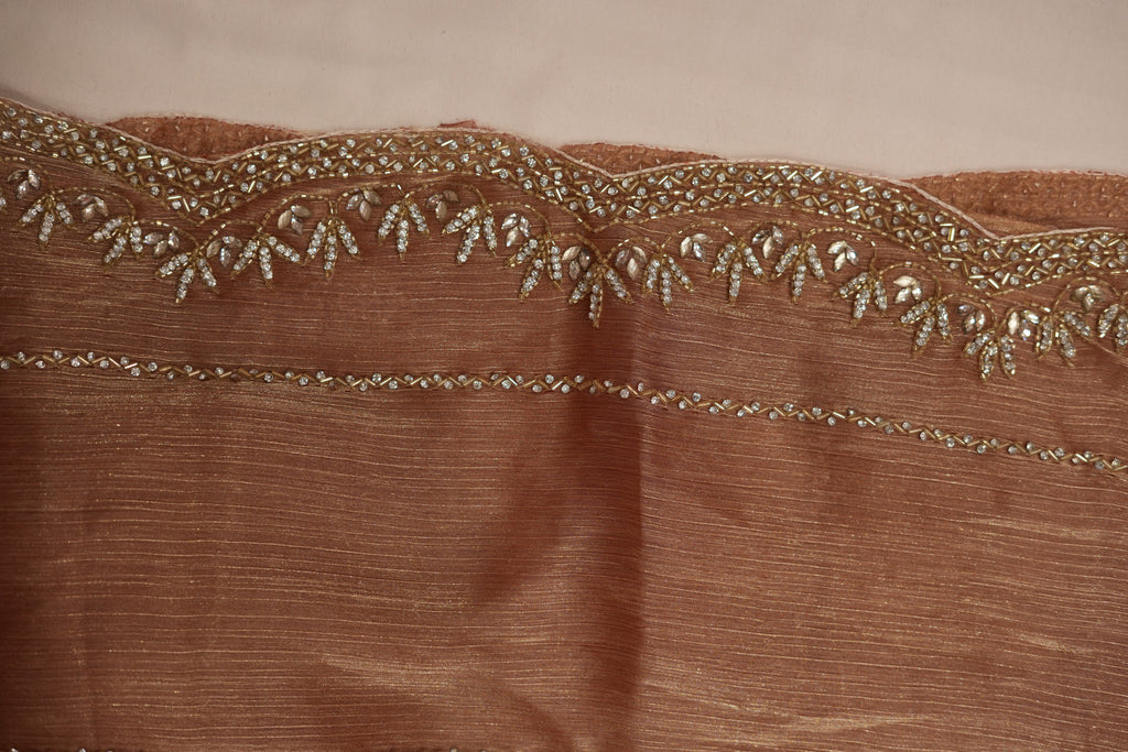 Pure Tissue Silk Saree with Hand Work