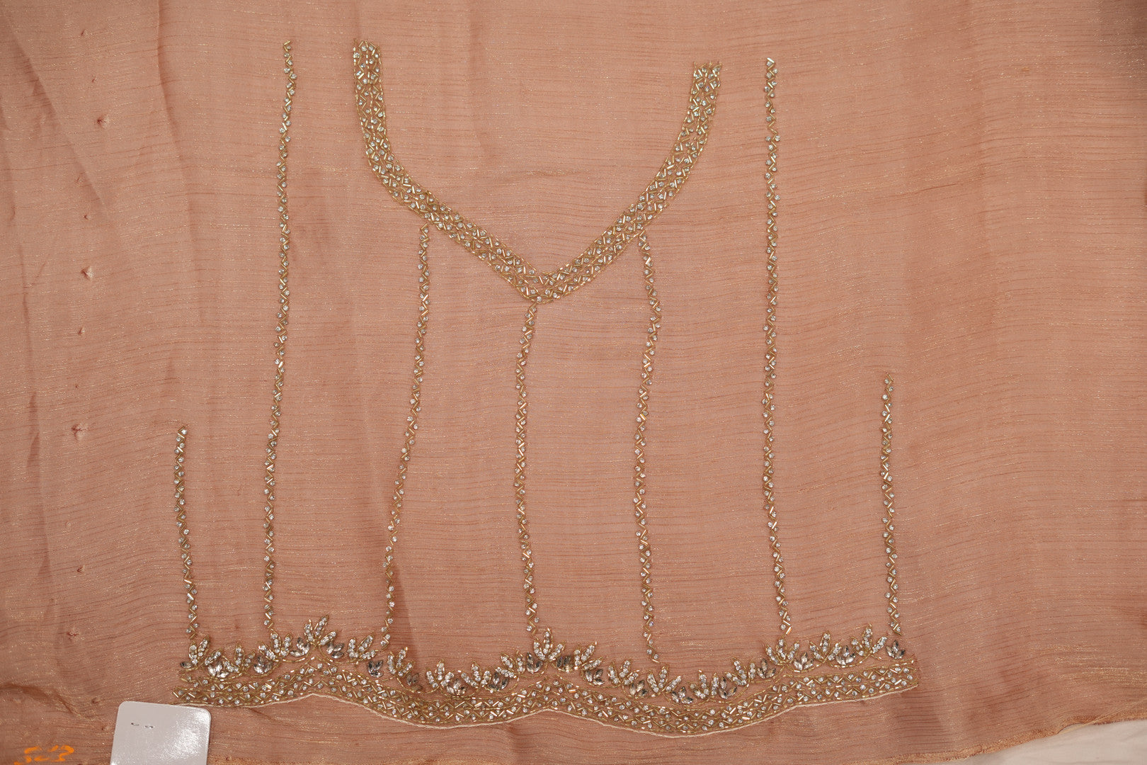 Pure Tissue Silk Saree with Hand Work