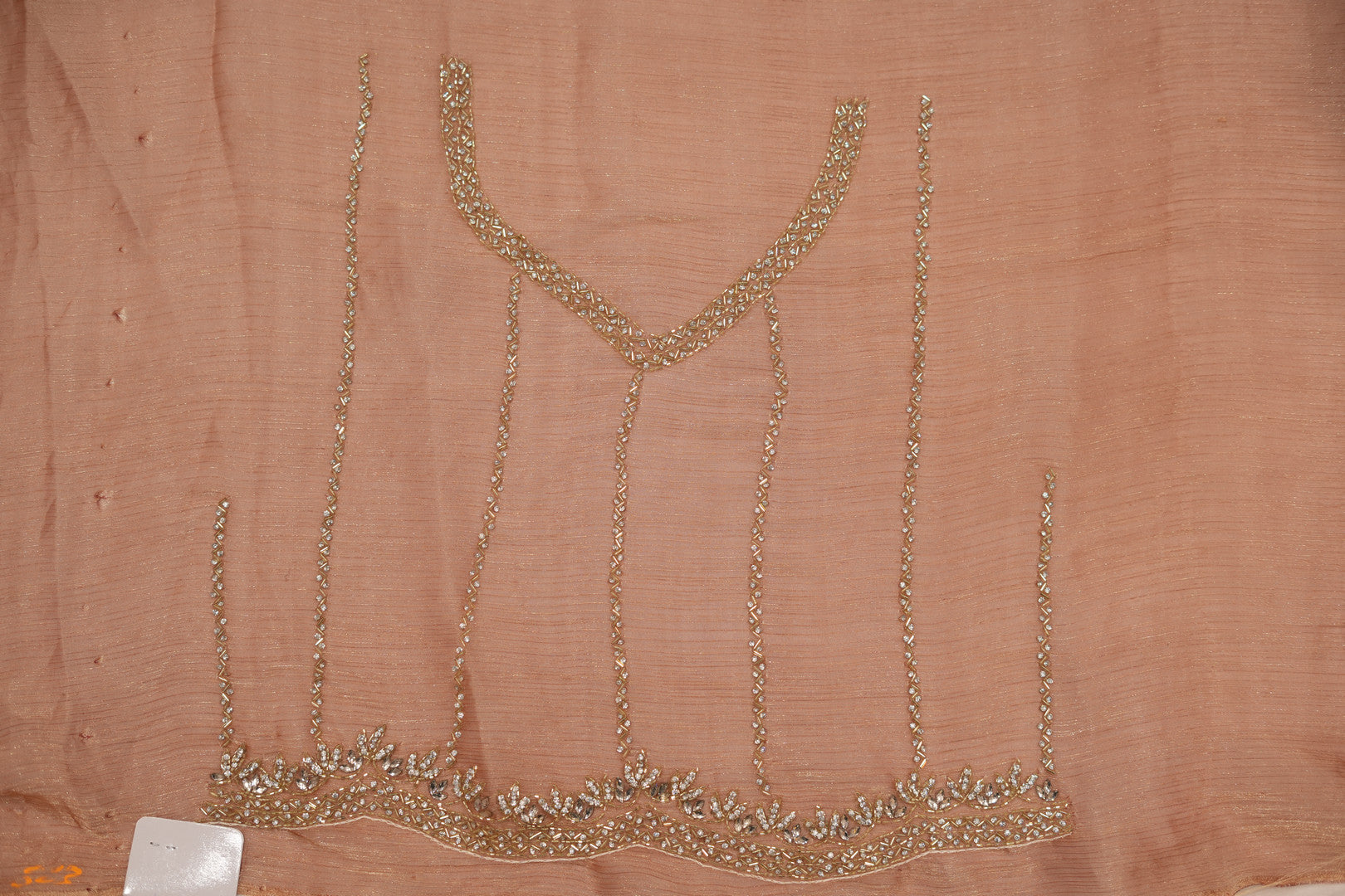 Pure Tissue Silk Saree with Hand Work