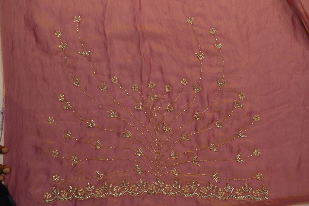 Pure Burberry Silk Saree