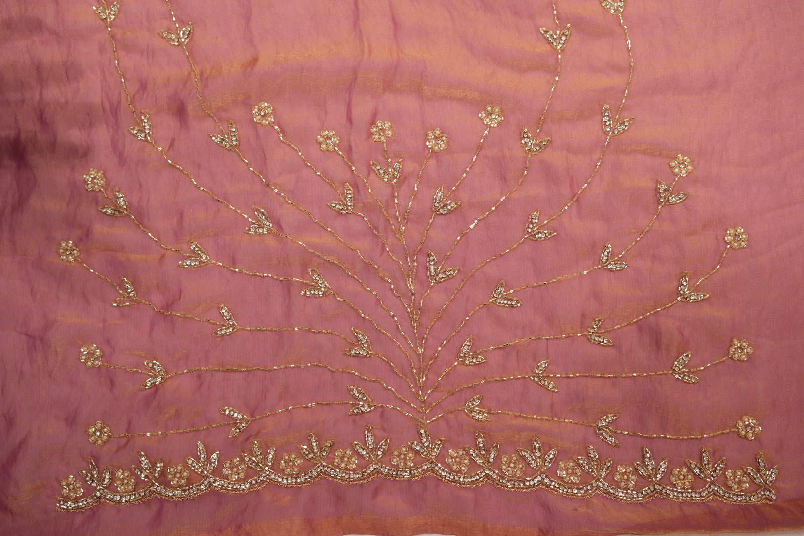 Pure Burberry Silk Saree