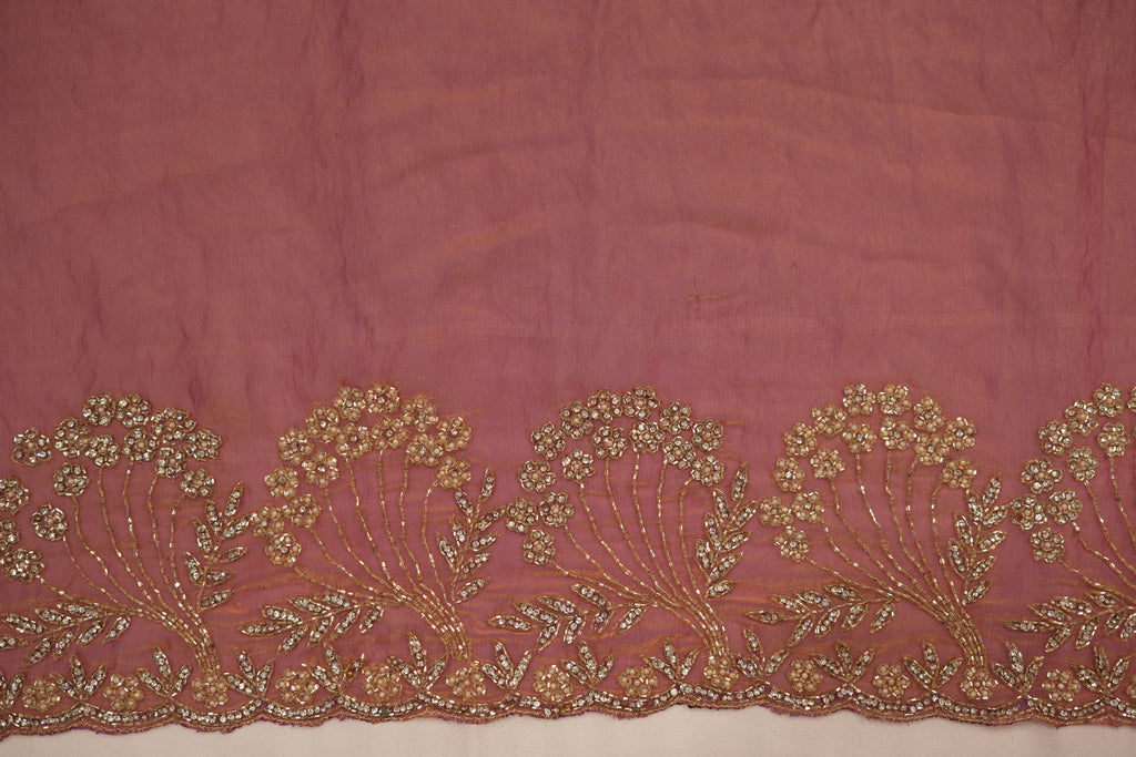 Pure Burberry Silk Saree
