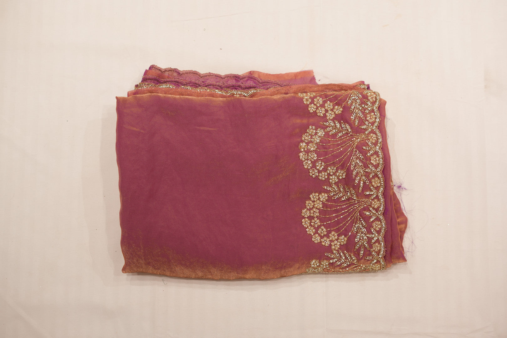 Pure Burberry Silk Saree