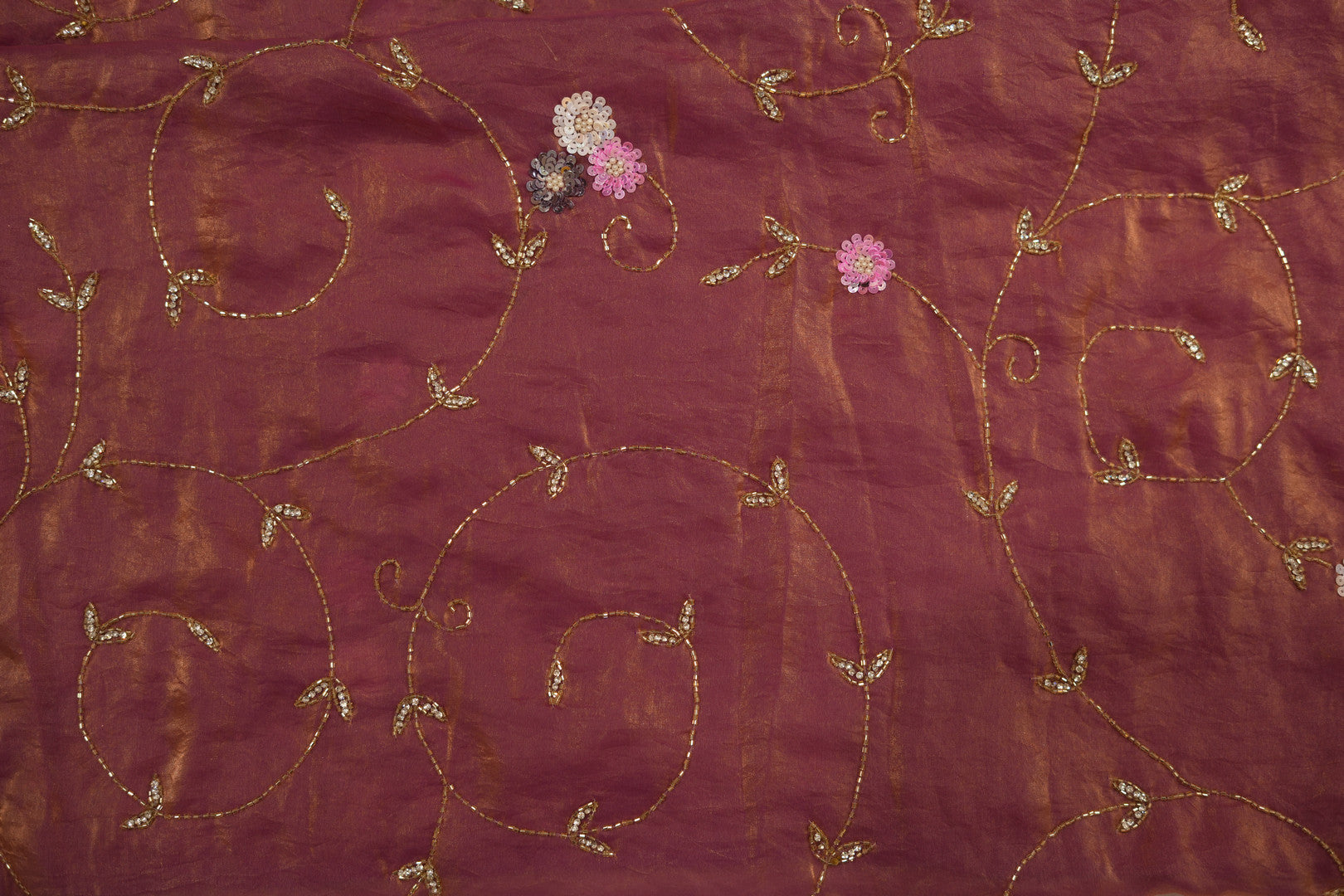Pure Burberry Silk Saree