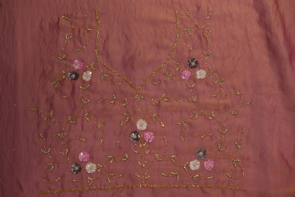 Pure Burberry Silk Saree
