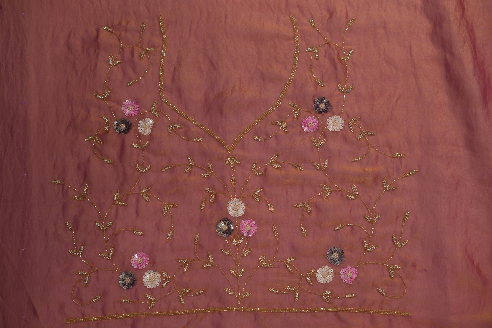 Pure Burberry Silk Saree