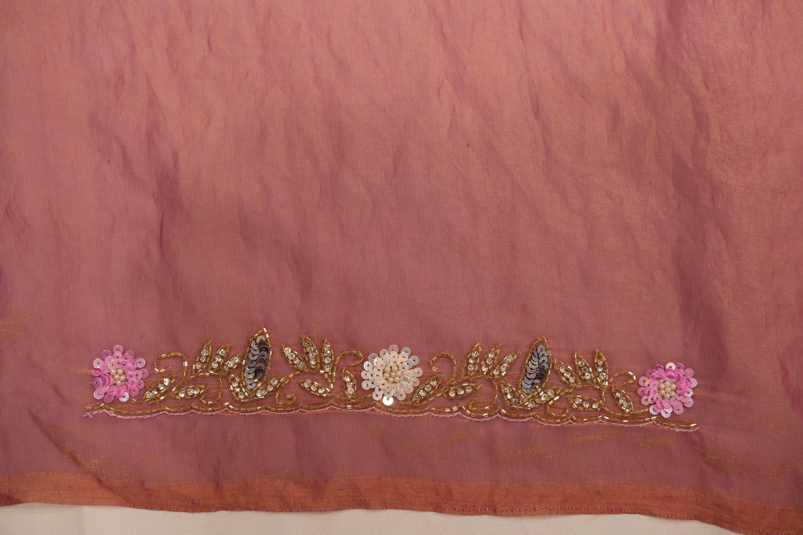 Pure Burberry Silk Saree