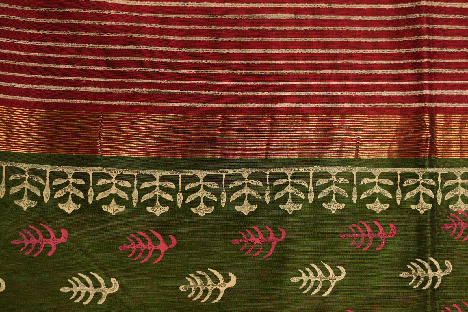 Pure Maheshwari Silk Saree