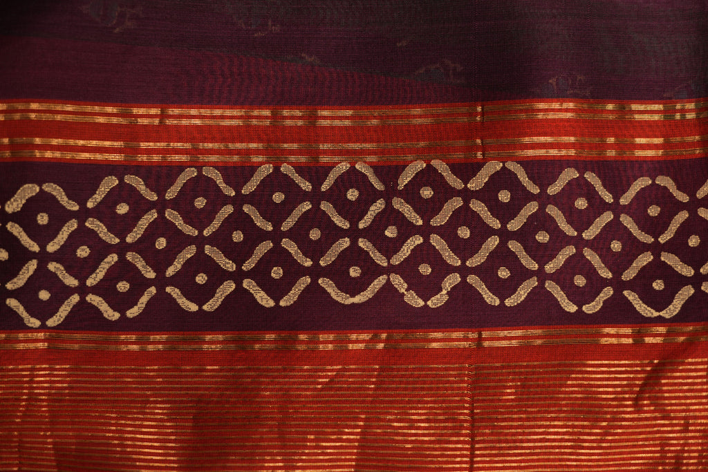 Pure Maheshwari Silk Saree